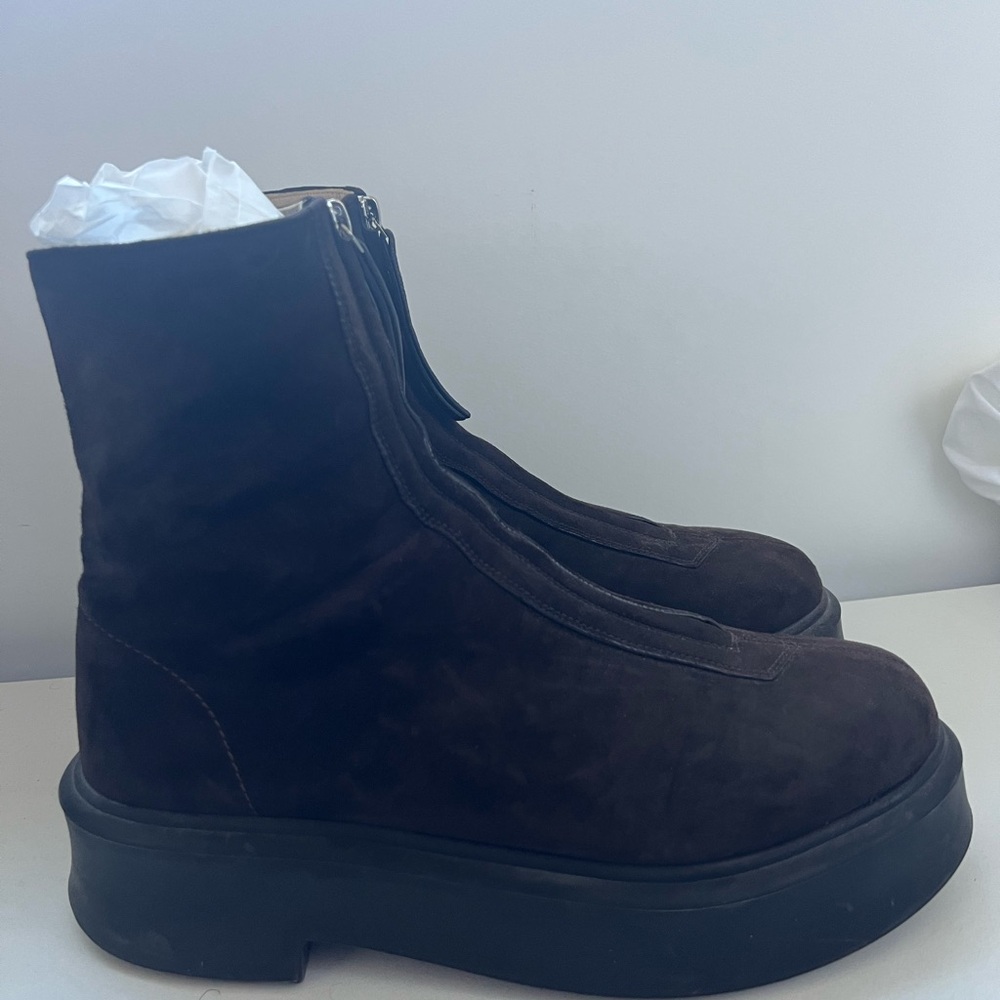 The Row Zip Boots